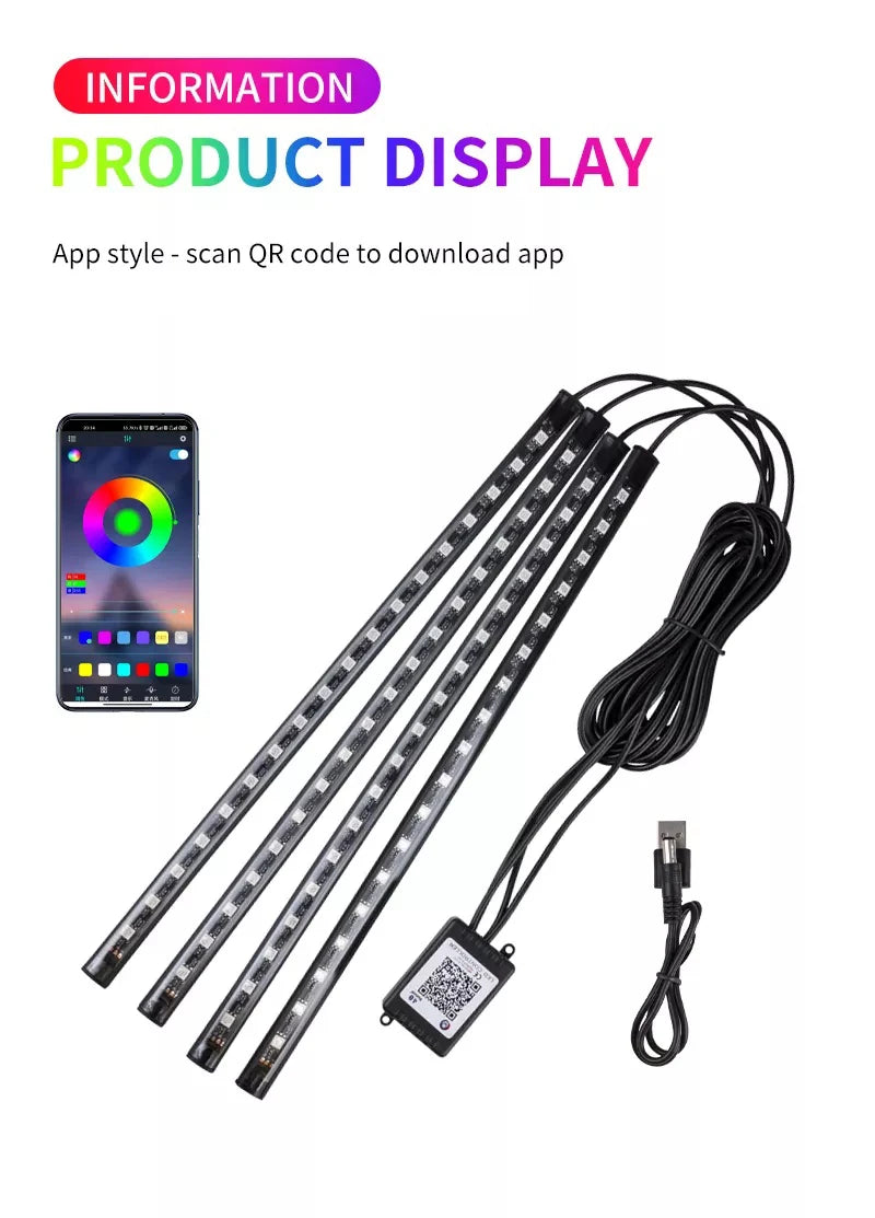 NeonVibe: Iluminación Led Inteligente para el interior de tu Auto