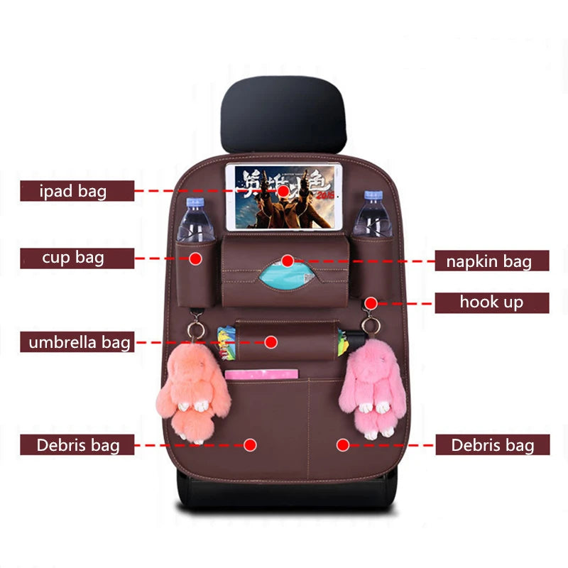 VELOZA Leather Organizer / Organizaor de Asiento trasero PREMIUM