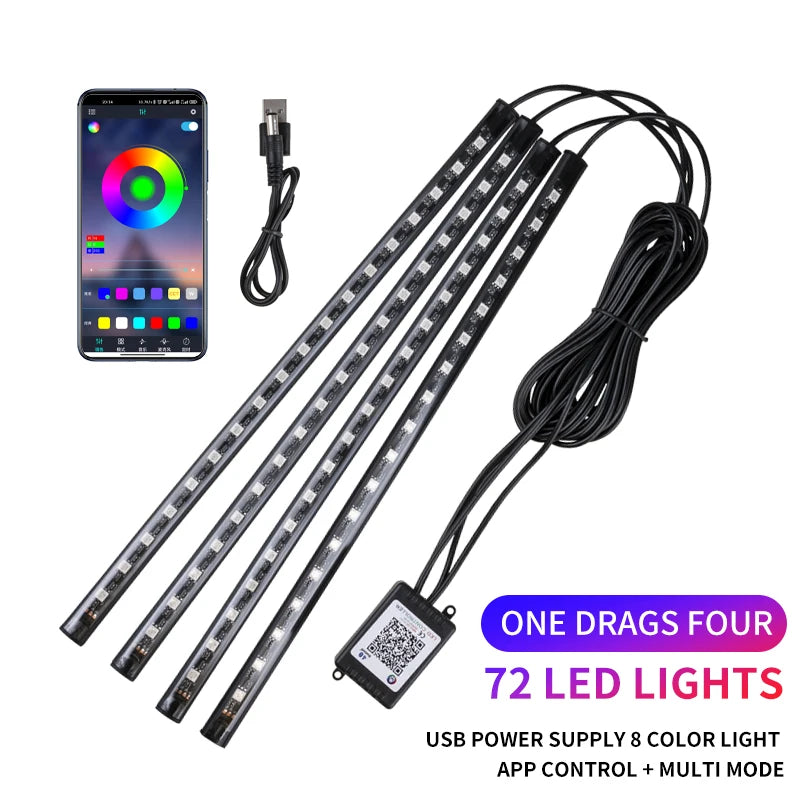 NeonVibe: Iluminación Led Inteligente para el interior de tu Auto