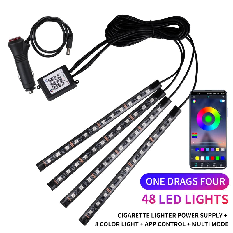 NeonVibe: Iluminación Led Inteligente para el interior de tu Auto