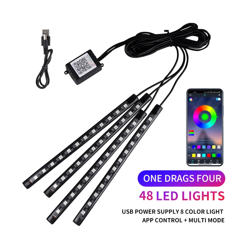 NeonVibe: Iluminación Led Inteligente para el interior de tu Auto