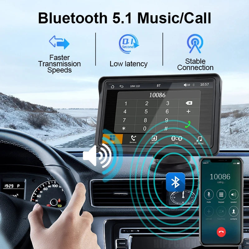 Pantalla Inteligente 7'' Carplay & Android Auto