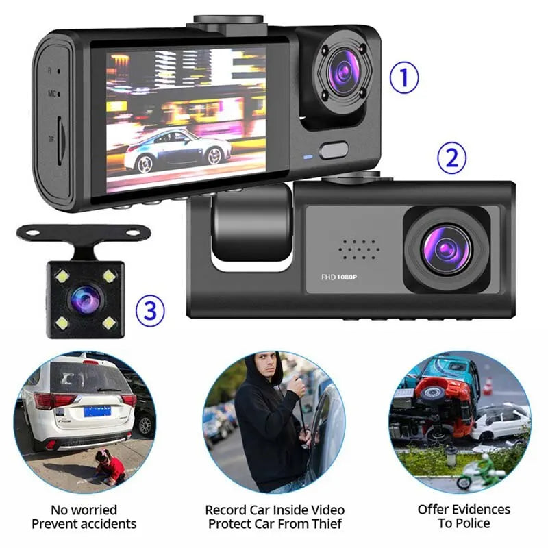 VELOZA CAM PRO / Camara de Seguridad Vehicular 360°