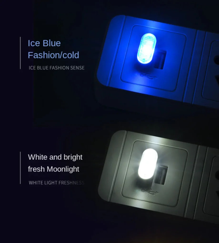 VELOZA Glow USB / Mini Luz LED USB de atmosfera - Iluminación ambiental para autos