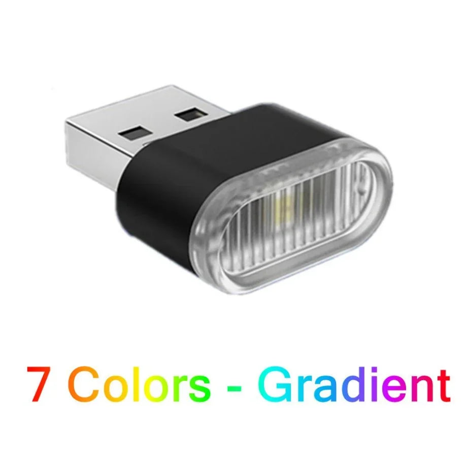 VELOZA Glow USB / Mini Luz LED USB de atmosfera - Iluminación ambiental para autos