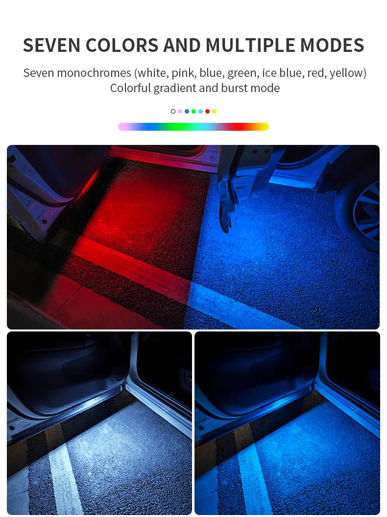 VELOZA Shadow Led / Proyector LED inalámbrico de Bienvenida para puertas (PAR)