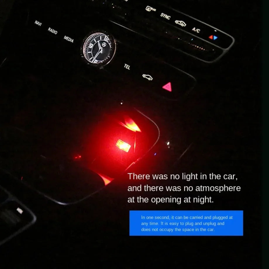 VELOZA Glow USB / Mini Luz LED USB de atmosfera - Iluminación ambiental para autos