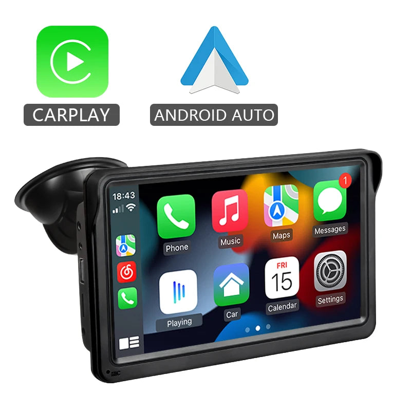 Pantalla Inteligente 7'' Carplay & Android Auto