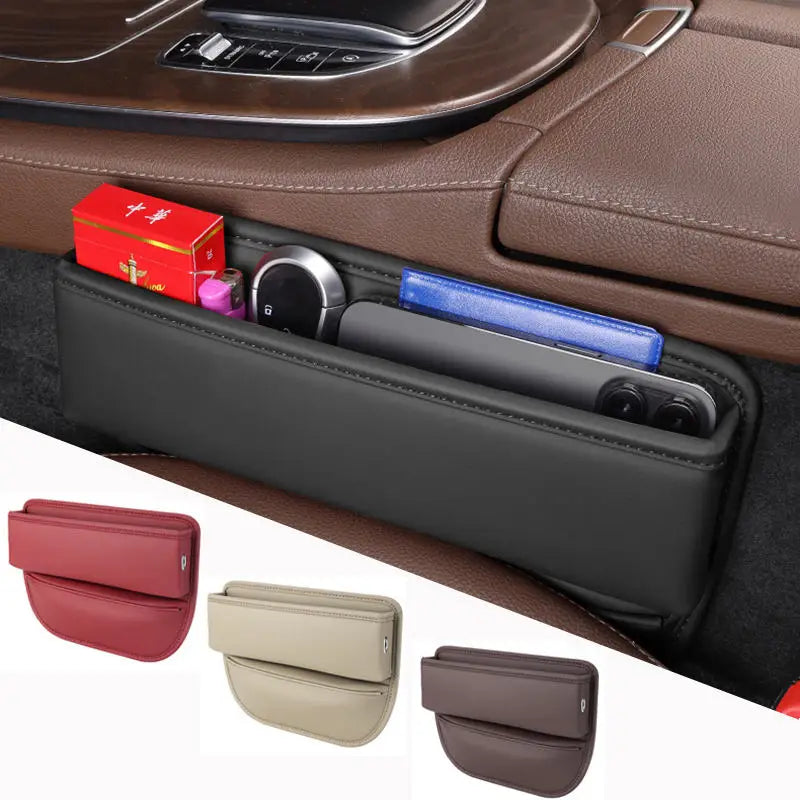 VELOZA Box Organizer / Organizadora de Eco Cuero rigida para asiento