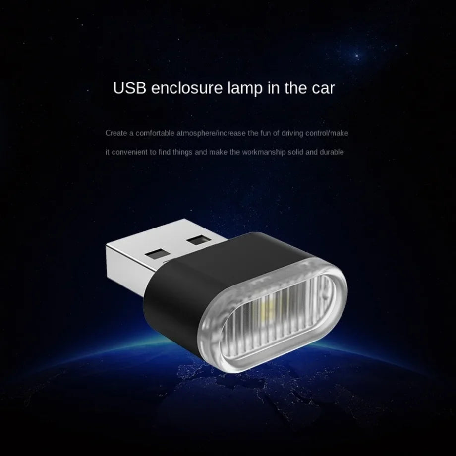 VELOZA Glow USB / Mini Luz LED USB de atmosfera - Iluminación ambiental para autos