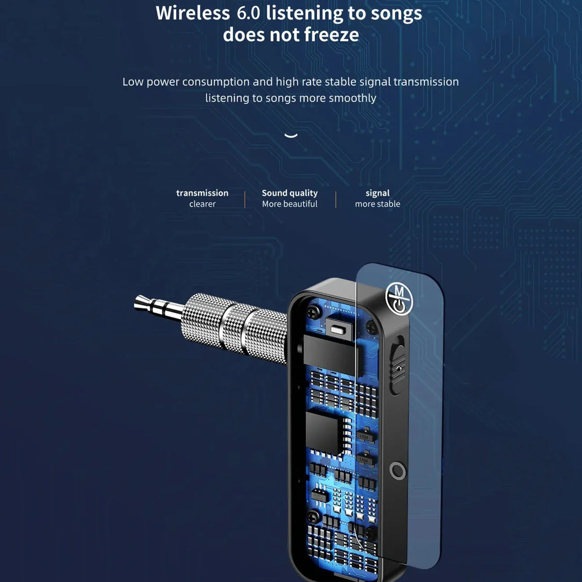 VELOZA Conect / Receptor Bluetooth Premium para Auto