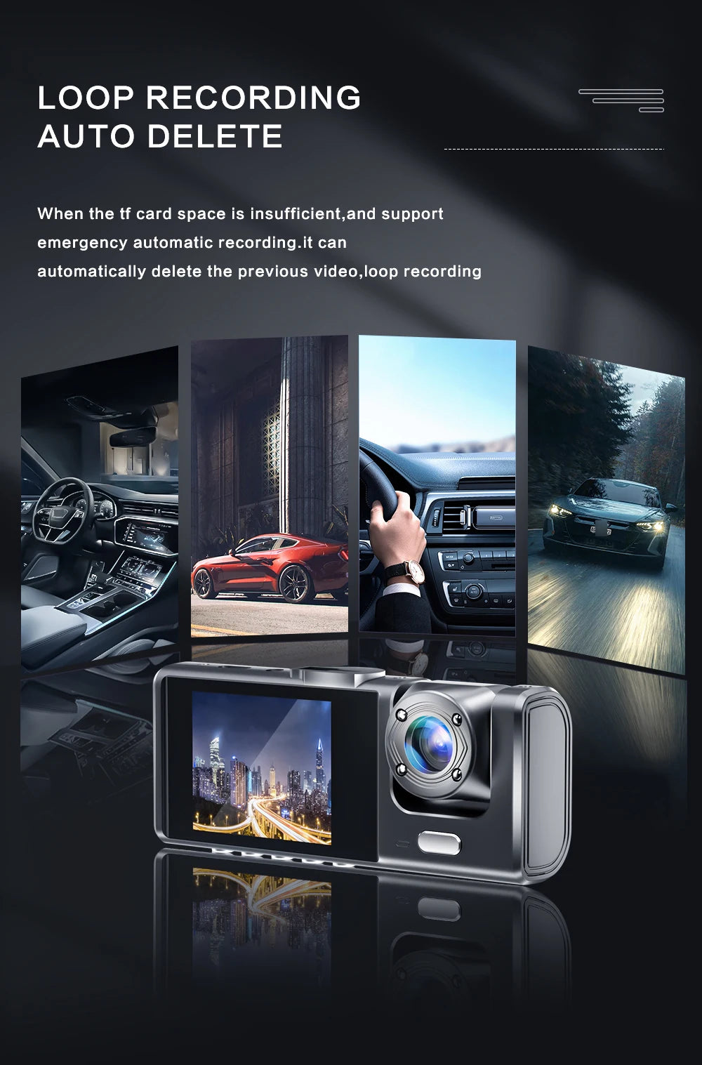 VELOZA CAM PRO / Camara de Seguridad Vehicular 360°