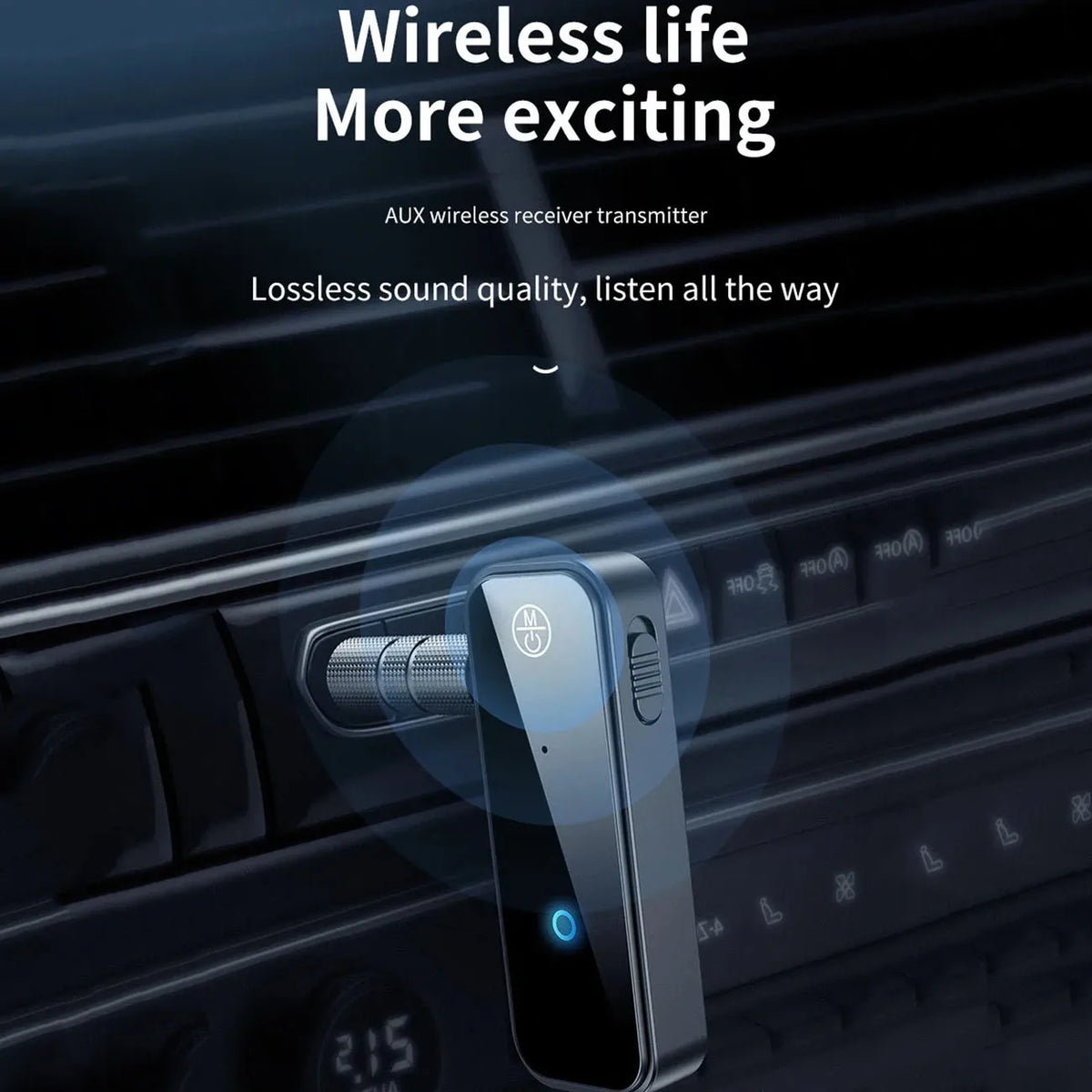 VELOZA Conect / Receptor Bluetooth Premium para Auto