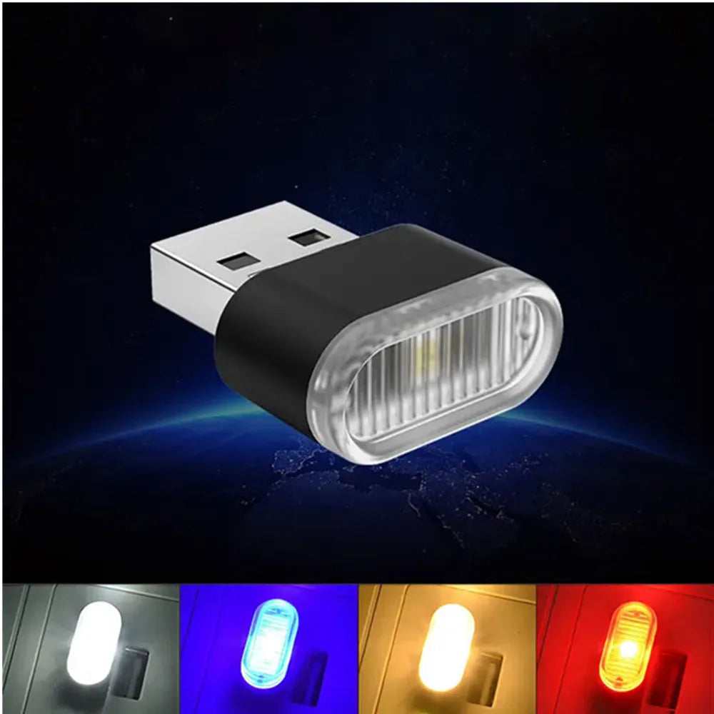 VELOZA Glow USB / Mini Luz LED USB de atmosfera - Iluminación ambiental para autos
